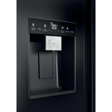 Haier Ψυγείο Ντουλάπα 601lt NoFrost Υ177.5xΠ90.5xΒ72.6εκ. Μαύρο HSW79F18DIGB